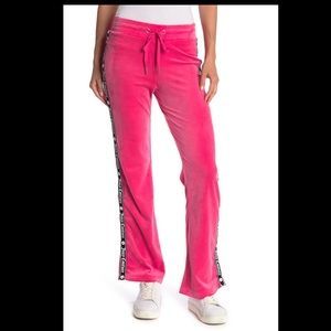 Juicy Couture Velour Drawstring Track Pants - NEW